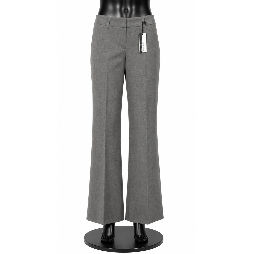 Express Design Studio Editor Womens Pants Size 4 Gray Flare Leg Luxury Stretch